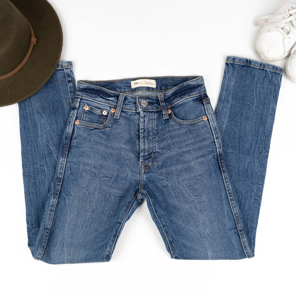 SALE! Gap High Rise Slim Straight Jeans